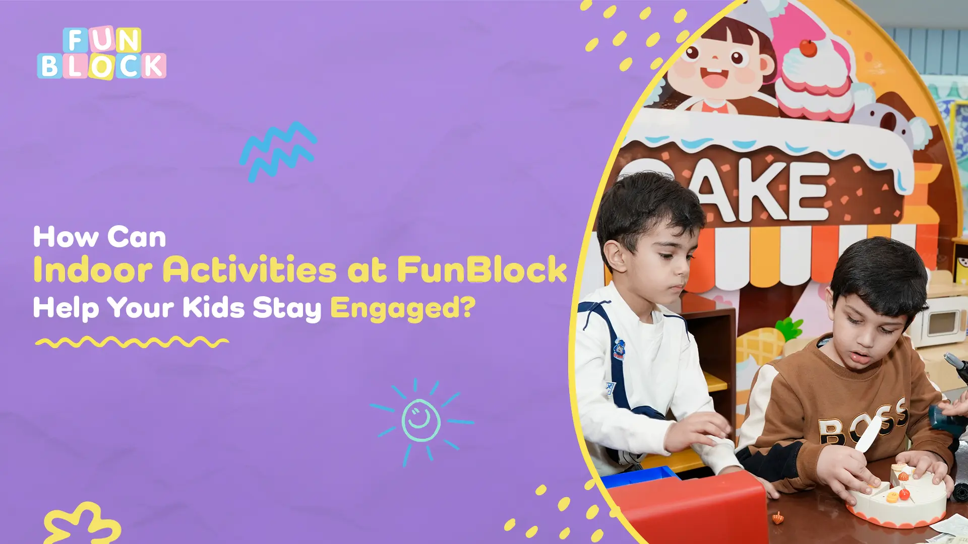How can indoor activities at Funblock help your kids stay engaged?