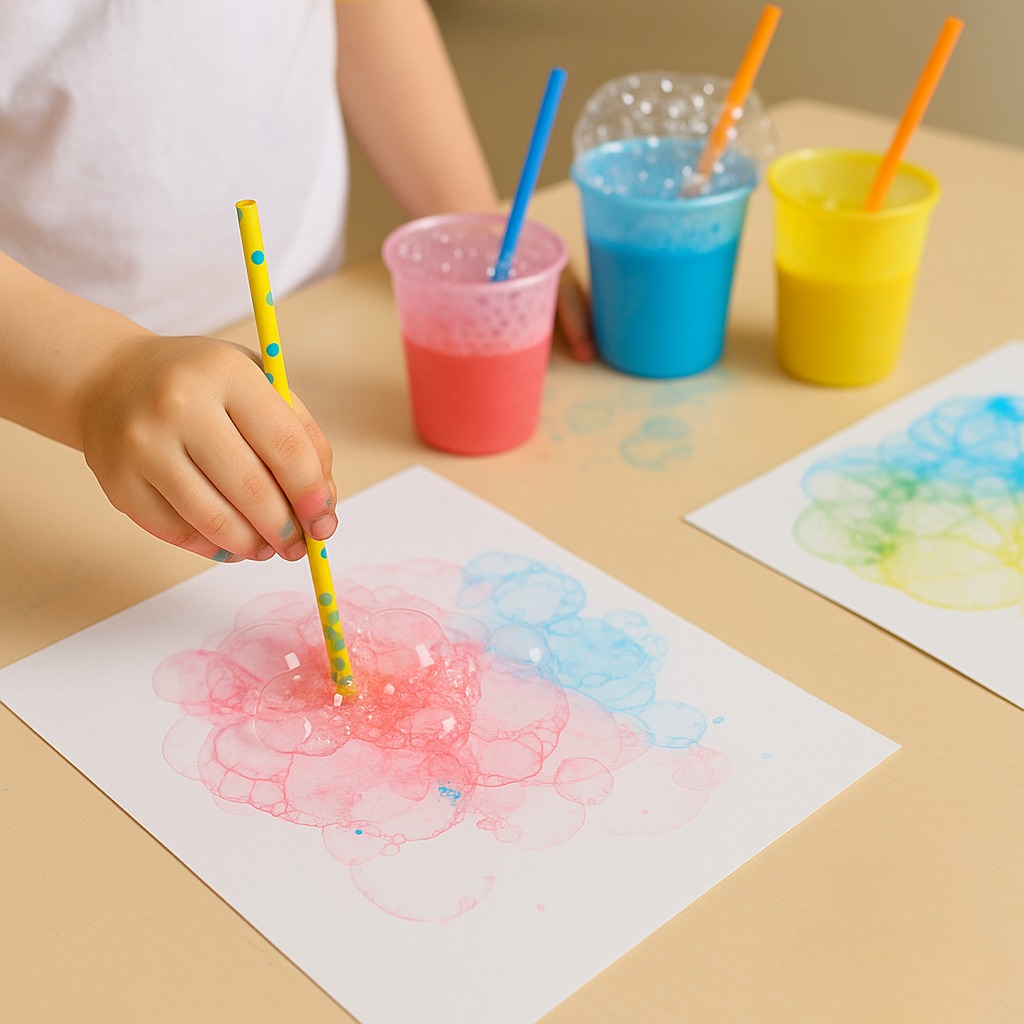 Bubble painting