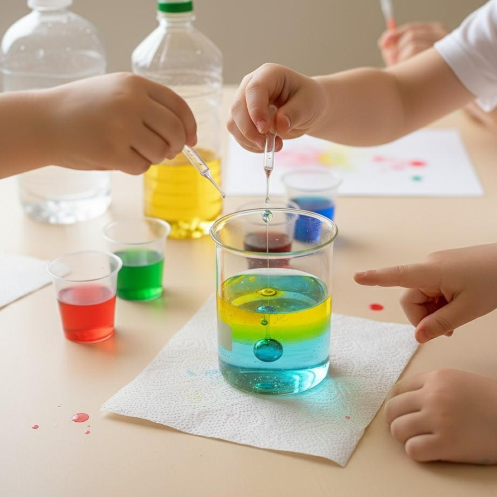 Oil And water experiment