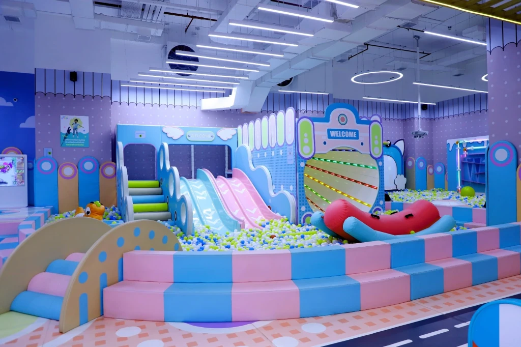 Funblock children's indoor slides encourage active play and physical development for kids